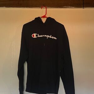 Champion Black Hoodie for Men